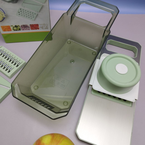 Многофункциональная овощерезка 6в1 с контейнером Vegetable Cutter / Терка / Слайсер